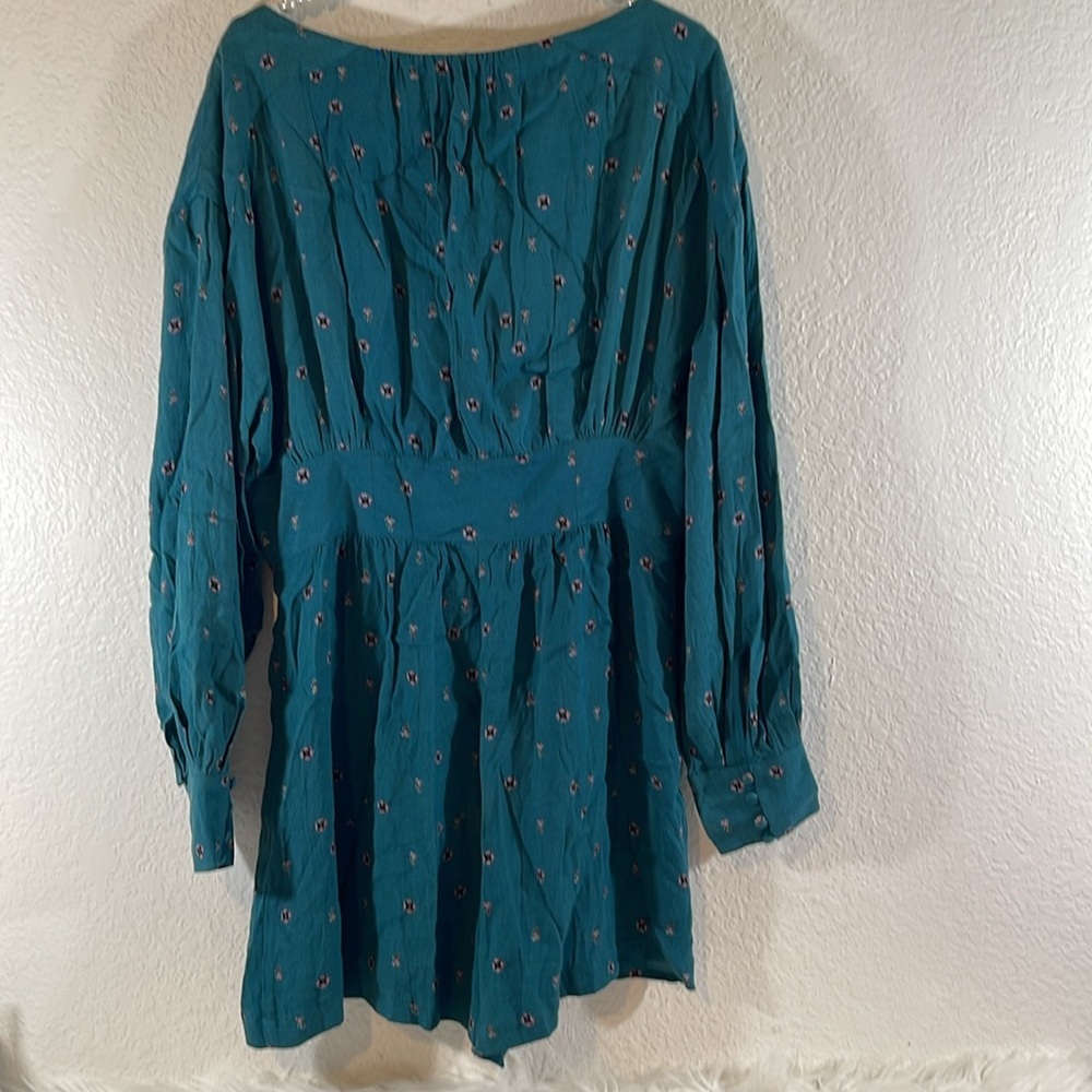 Free People Love Grows Green Romper Size Large NEW OB652803 - Picture 9 of 16